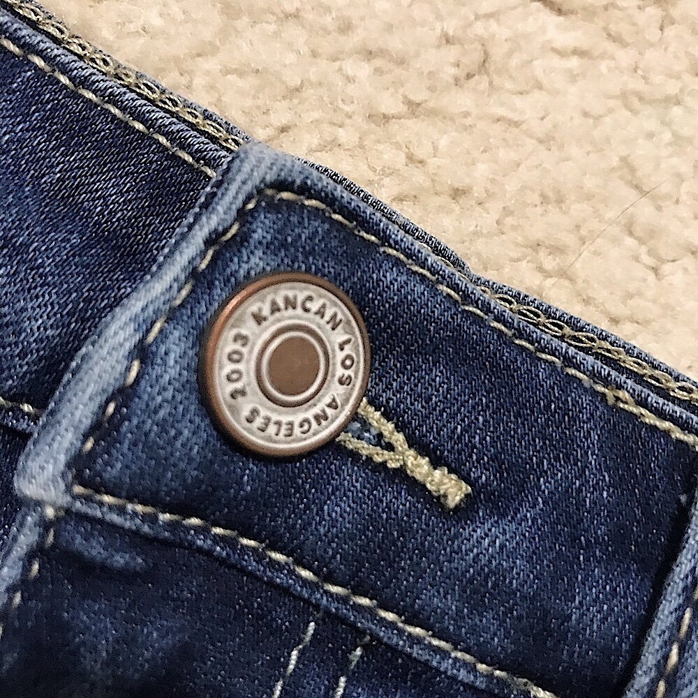 🆕🔥KANCAN(ESTILO) STYLE SUPER CUTE&STYLISH FACTORY DISTRESSED MINI SKIRT!!NWOT! - Picture 2 of 10